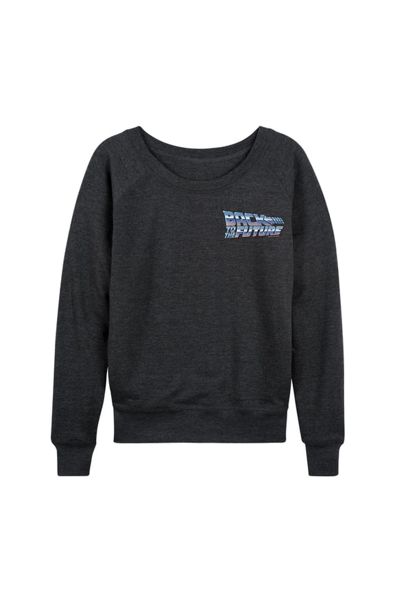 - Silver Shinning Logo - Women's Lightweight French Terry Long Sleeve Shirt