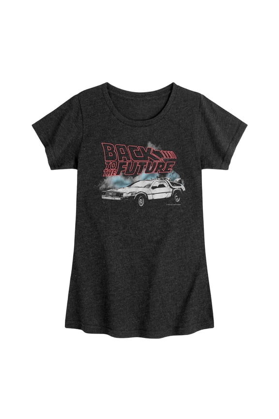 - Smokey DeLorean - Toddler & Youth Girls Short Sleeve Graphic T-Shirt