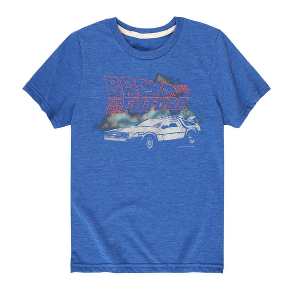 Back To The Future - Smokey DeLorean - Toddler & Youth Short Sleeve Graphic T-Shirt