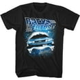 thumbnail image 1 of Back To The Future Spacecar Black Adult T-Shirt Xl, 1 of 2
