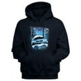 thumbnail image 1 of Back To The Future Spacecar Navy Adult Hoodie Sweatshirt, 1 of 2