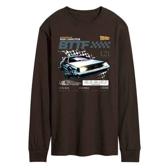 Back To The Future - Speedway - Men's Long Sleeve Graphic T-Shirt