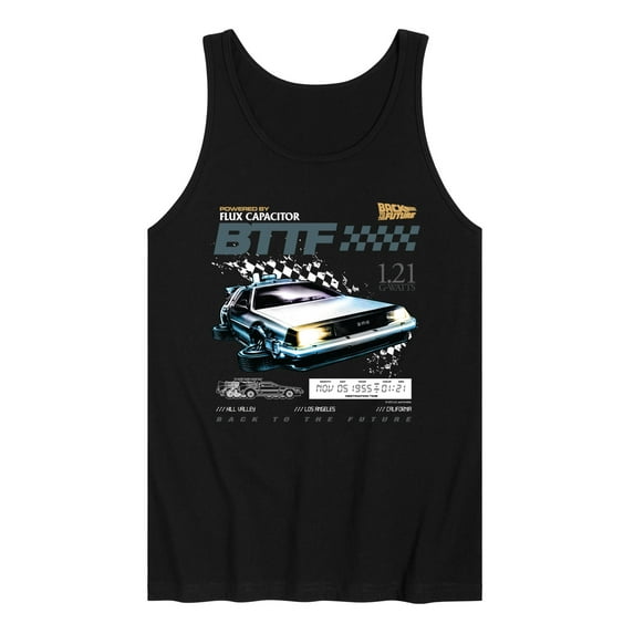 Back To The Future - Speedway - Men's Sleeveless Graphic Tank Top