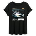 thumbnail image 1 of Back To The Future - Speedway - Women's Oversized Graphic T-Shirt, 1 of 4