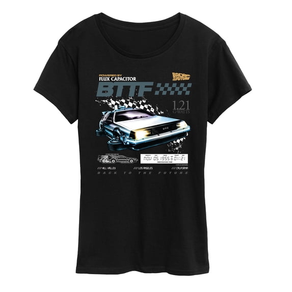 Back To The Future - Speedway - Women's Short Sleeve Graphic T-Shirt