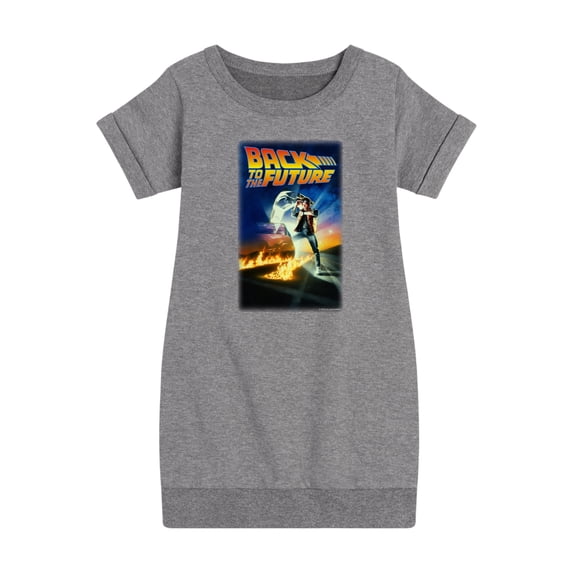 Back To The Future - Time's Running Out - Toddler & Youth Girls Fleece Dress