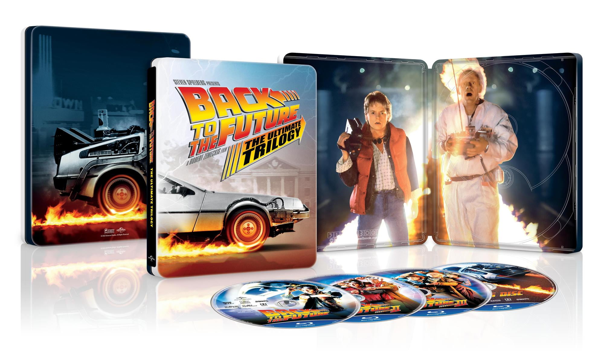 RITORNO AL FUTURO 2 STEELBOOK (4K Ultra HD + Blu-Ray): : Michael  J. Fox , Christopher Lloyd, Robert Zemeckis, Michael J. Fox , Christopher  Lloyd: Film e TV