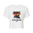 thumbnail image 1 of Back To The Future - Where We're Going, Don't Need Roads - Juniors Cropped Cotton Blend T-Shirt, 1 of 4