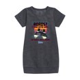 thumbnail image 1 of Back To The Future - Where We're Going Don't Need Roads - Toddler & Youth Girls Fleece Dress, 1 of 3