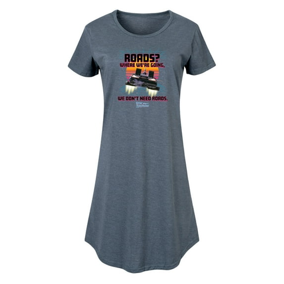 Back To The Future - Where We're Going, Don't Need Roads - Women's Any Way Dress