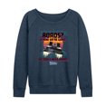 thumbnail image 1 of Back To The Future - Where We're Going, Don't Need Roads - Women's Lightweight French Terry Long Sleeve Shirt, 1 of 4
