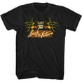 thumbnail image 1 of Back To The Future Yellow Car Black Adult T-Shirt, 1 of 2