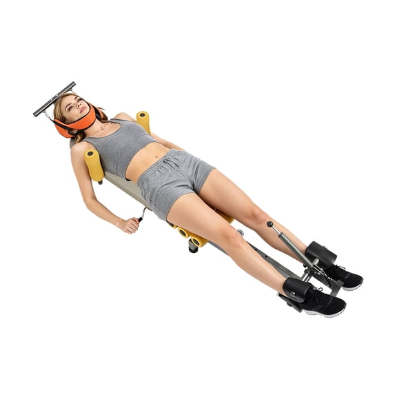 Adjustable Traction Table Cervical Lumber Spine Back Stretcher Traction Bed 330lbs Load