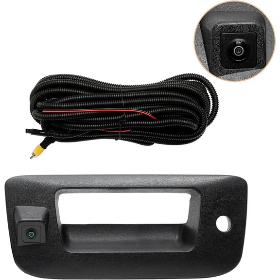 Back Up Camera, w/Tailgate Handle, Compatible with 2007-2014 Chevy Silverado ...