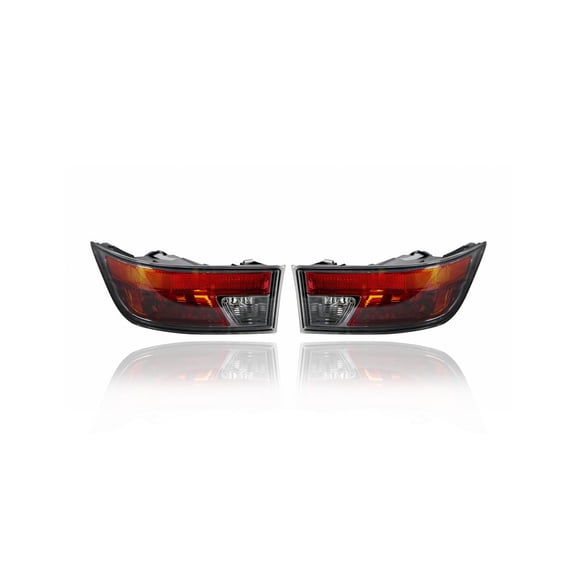 Back Up Light Assembly - Compatible/Replacement for '14-22 Lexus GX460 - Halogen - Pair, Left Driver + Right Passenger Set - 8167160160, 8168160120