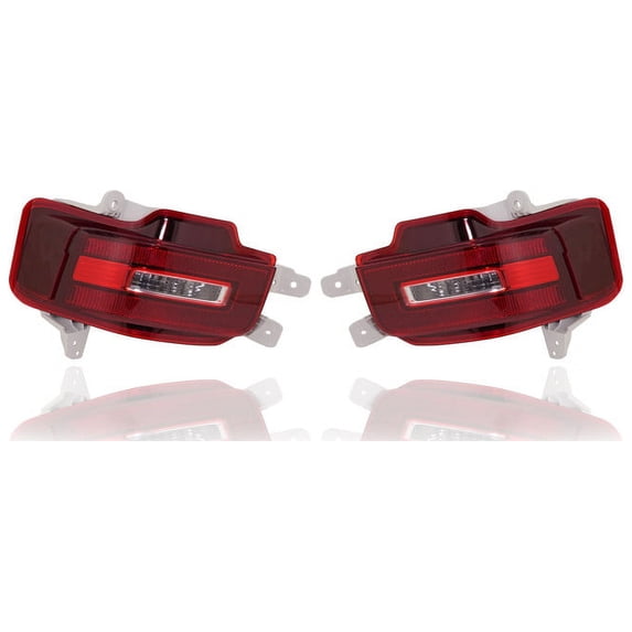 Back Up Light - Compatible/Replacement for '20-21 Hyundai Palisade - Rear - Pair, Left Driver + Right Passenger Set - 92406S8000, 92405S8000