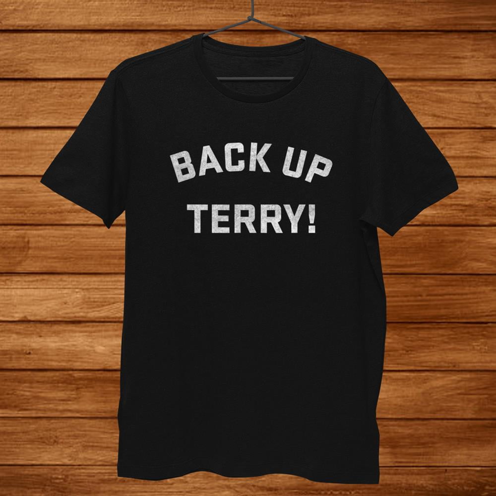Back Up Terry Wheelchair Fireworks Shirt Gift Black Unisex TShirt