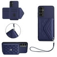 thumbnail image 1 of Back Wallet Case for Samsung Galaxy A05S with RFID Blocking Card Holders Stand Function Shockproof PU Leather Wallet Case with Wrist Lanyard for Samsung Galaxy A05S, Blue, 1 of 9