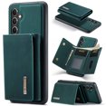 thumbnail image 1 of Back Wallet Case for Samsung Galaxy A34 5G, Detachable Card Slots Holder Kickstand Magnetic Closure Cover with Premium PU Leather Soft Silicone Shockproof Drop Resistant Protective Case,Green, 1 of 11