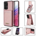 thumbnail image 1 of Back Wallet Case for Samsung Galaxy A53 5G, RFID Blocking Card Slots Holder Premium PU Leather Protective Cover with Kickstand Magnetic Closure Shockproof Anti-Fingerprint Dustproof Case,Rosegold, 1 of 5