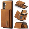 thumbnail image 1 of Back Wallet Case for Samsung Galaxy A54 5G, Detachable Card Slots Holder Kickstand Magnetic Closure Cover with Premium PU Leather Soft Silicone Shockproof Drop Resistant Protective Case,Brown, 1 of 10