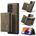 thumbnail image 1 of Back Wallet Case for Samsung Galaxy A73 5G, Detachable Card Slots Holder Kickstand Magnetic Closure Cover with Premium PU Leather Soft Silicone Shockproof Drop Resistant Protective Case,Coffee, 1 of 10