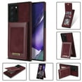 thumbnail image 1 of Back Wallet Case for Samsung Galaxy Note 20 Ultra, RFID Blocking Card Slots Holder Premium PU Leather Protective Cover with Kickstand Magnetic Closure Shockproof Anti-Fingerprint Dustproof Cas,Winered, 1 of 6