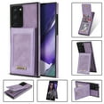 thumbnail image 1 of Back Wallet Case for Samsung Galaxy Note 20 Ultra, RFID Blocking Card Slots Holder Premium PU Leather Protective Cover with Kickstand Magnetic Closure Shockproof Anti-Fingerprint Dustproof Case,Purple, 1 of 6