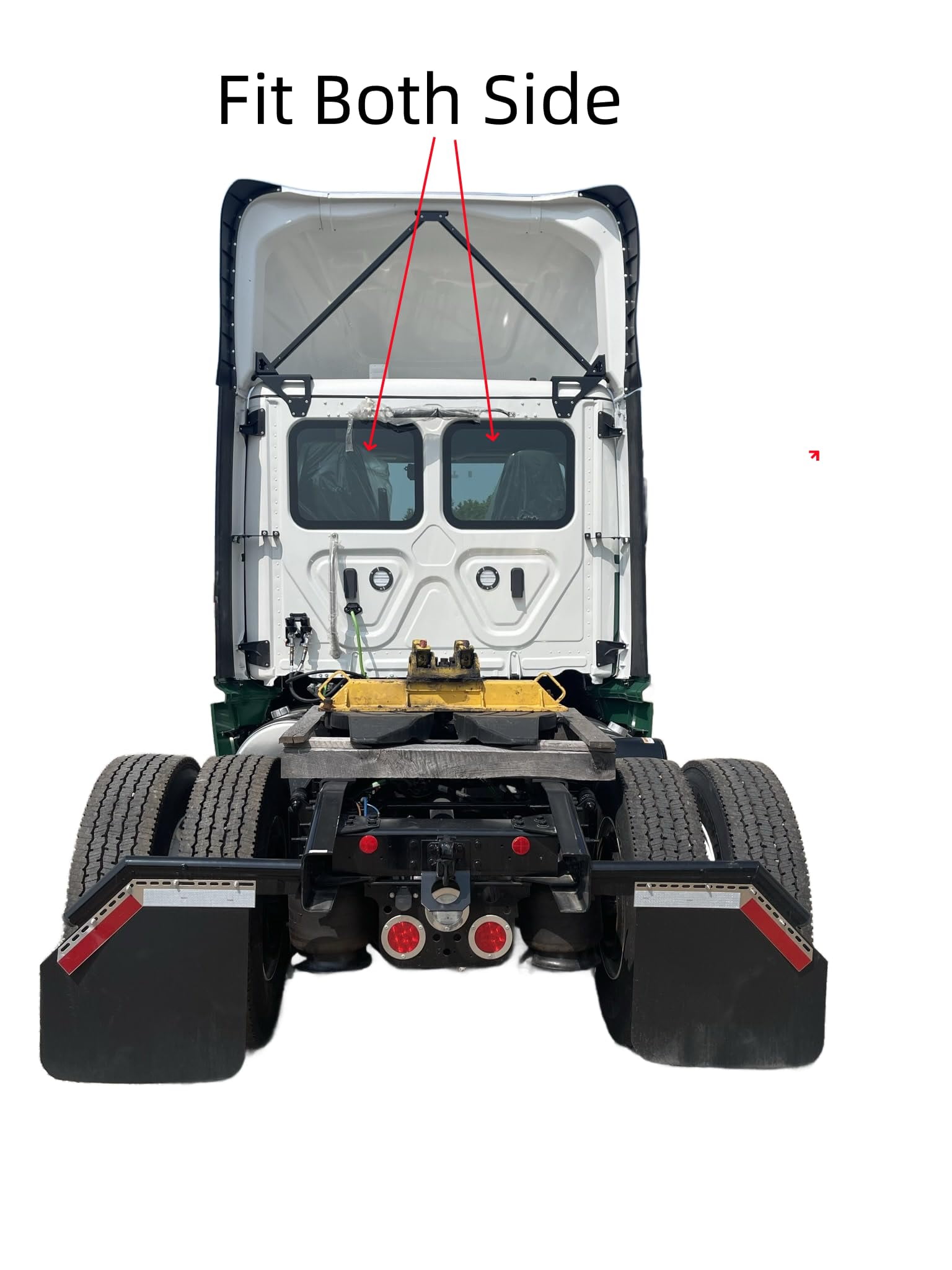 Freightliner Cascadia 2008-2023 Compatible Back Window Glass, Fits Both ...