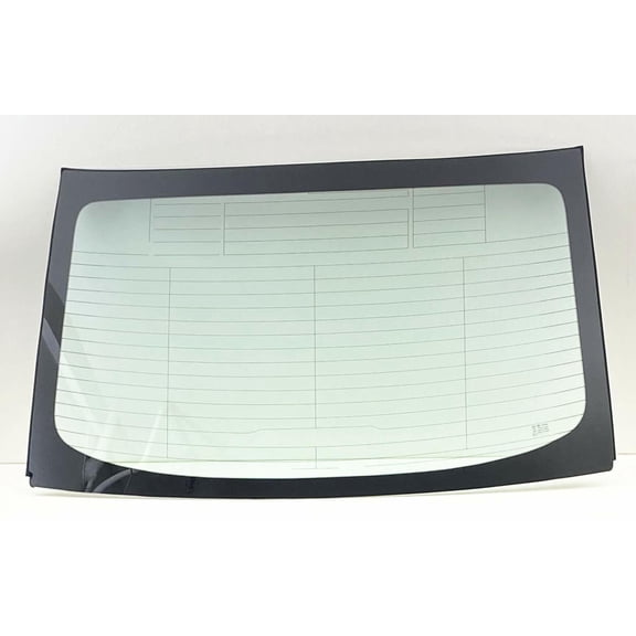 Back Window Back Glass Compatible with Mazda 3 4 Door Sedan 2014-2018 Models