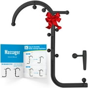 Back and Neck Massager,Two Type Handheld Trigger Point Massage Tool for Pain Relief- Gift for Women & Men