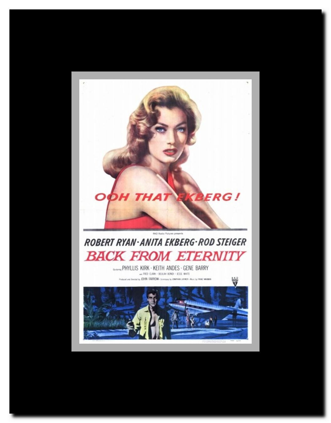 Back from Eternity Framed Movie Poster