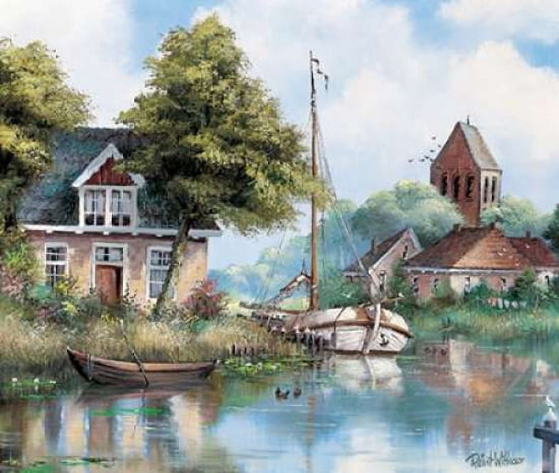 Back home Canvas Art - Reint Withaar (24 x 24)