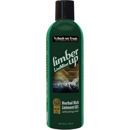 Back on Track USA 1LMBRPG016 16 oz Limber Up Liniment Gel