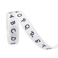 thumbnail image 1 of Back to schol Decorative Silk Ribbon, 1.6 cm Wide x 10 Yards, schol Theme Printed with Ruler, Bus, ABC, Pancil, boks, High Quality for Summer Crafting or Wreath, 1 of 9
