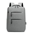 thumbnail image 1 of Back to school Saving!Fnyoxu Travel Laptop Backpack,Business Slim Sturdy Laptops Backpack with USB Charging Port,Water Resistant College School Computer Bag Gift for Student 15.6 Inch Notebook(Gray), 1 of 9