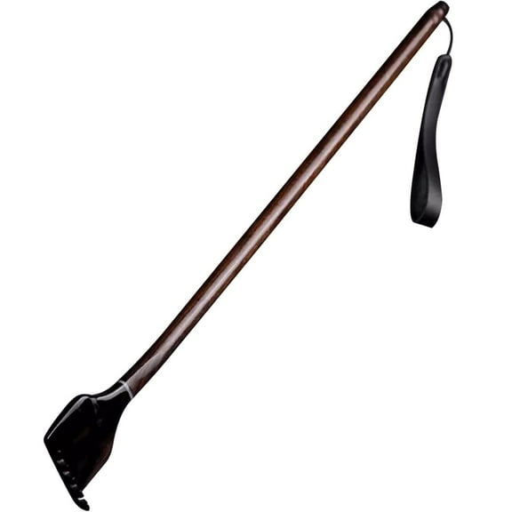 Back scratcher for men. Dual - purpose, medium - length. High end ebony massage hammer. 1 pcs