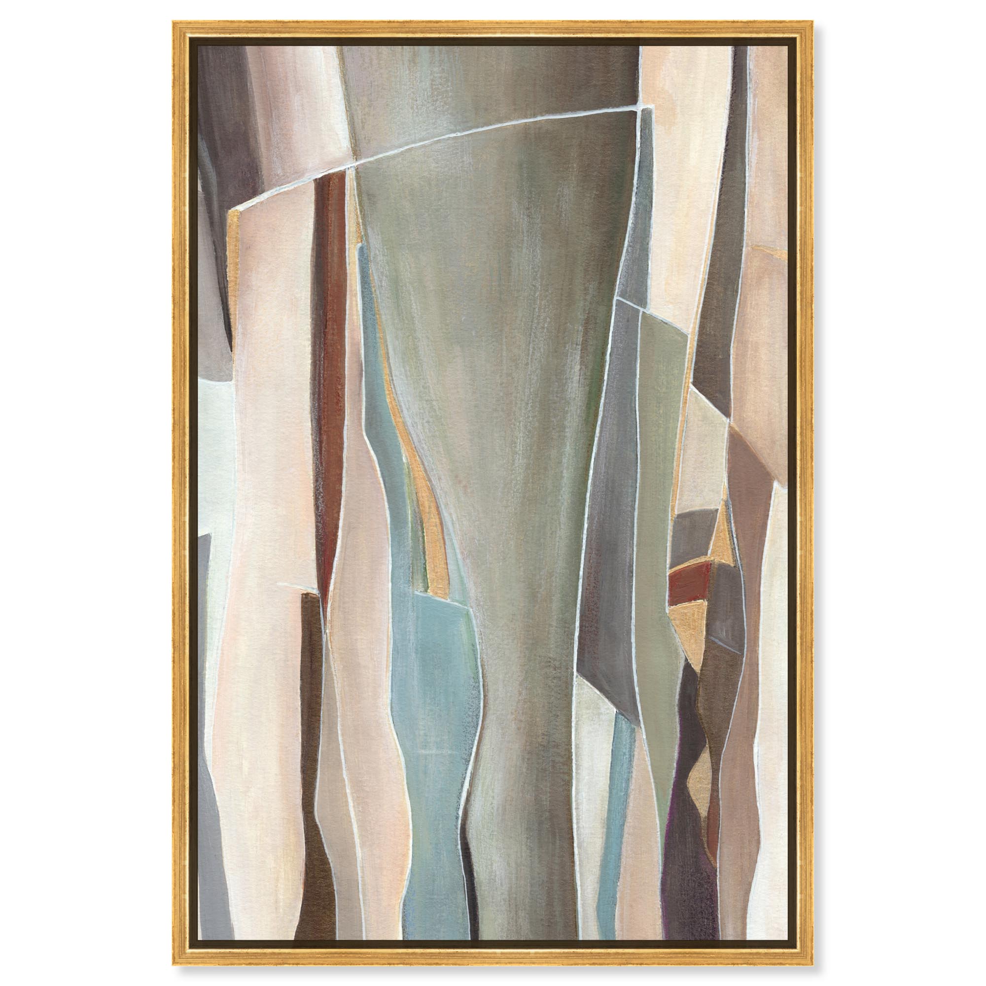 Back to Basics Canvas Contemporary Art by Art Remedy, Gold Frame, 10 x ...