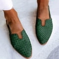 thumbnail image 1 of Back to College Tejiojio Sandals Womens Pointed Flat Shoes Weave Casual Shoes Solid Comfortable Shoes, 1 of 5