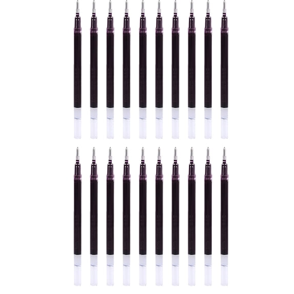 Back to College Yxwen Gel Ink for Erasable Gel Ink Pen Fine Point 0.7mm and 1mm Green,Black,Purple and Yellow Ink Pack of 20,2ml
