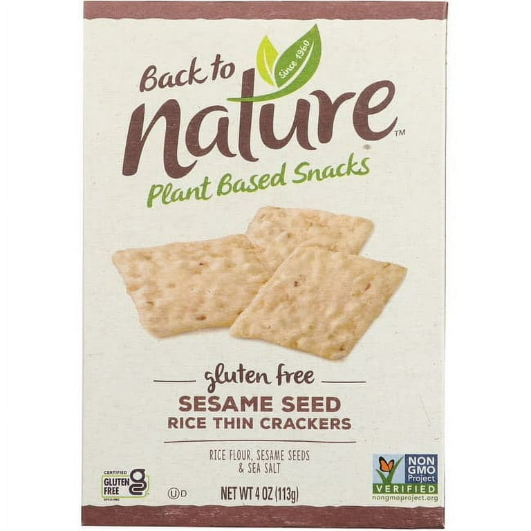 Back to Nature™ Plant Based Snacks Gluten Free Sesame Seed Rice