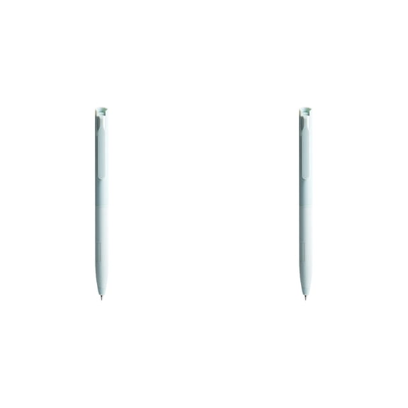 Back-to-Schol!2 Pack Retractable Gel Pens for Note Taking, 0.5Mm Fine Tip Colored Pens, Quick-Drying Smear-Free ink for Journaling and Aesthetic Stationery (Green)