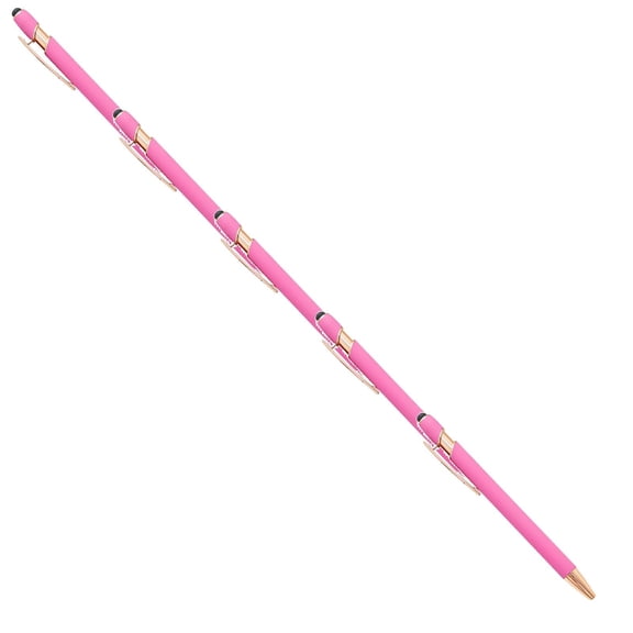Back-to-Schol!5-Piece Metal Pen Set, Personalized Retractable Ballpoint Pens in Velvet Case, Rose Red Aluminum Pens for Teacher, Stu-dent, Family, Wedding, and Business