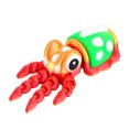 thumbnail image 1 of Back-to-School 3D Printed Articulated Squid Fidget Toy, Multicolor Flexible Desk Decor for Adults & Teens, Stress Relief Gadget with Movable Joints, 4.33" x 1.38" H, 1 of 7