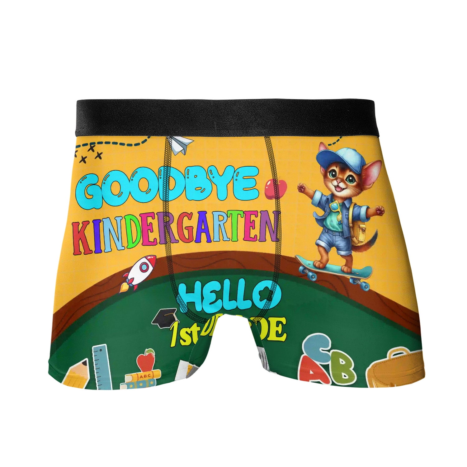 Back to School Abyssinian Goodbye Kindergarten Hello 1st Grade All Over ...