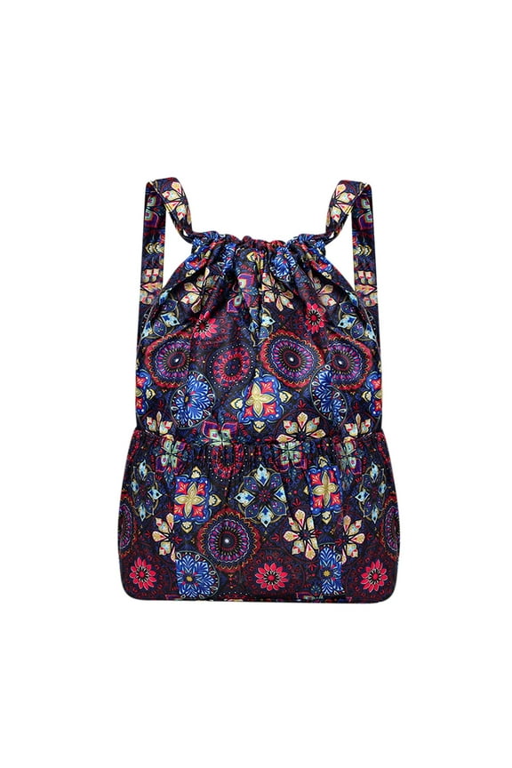 Drawstring Foldable Large Capacity Wet and Dry Separation Backpack