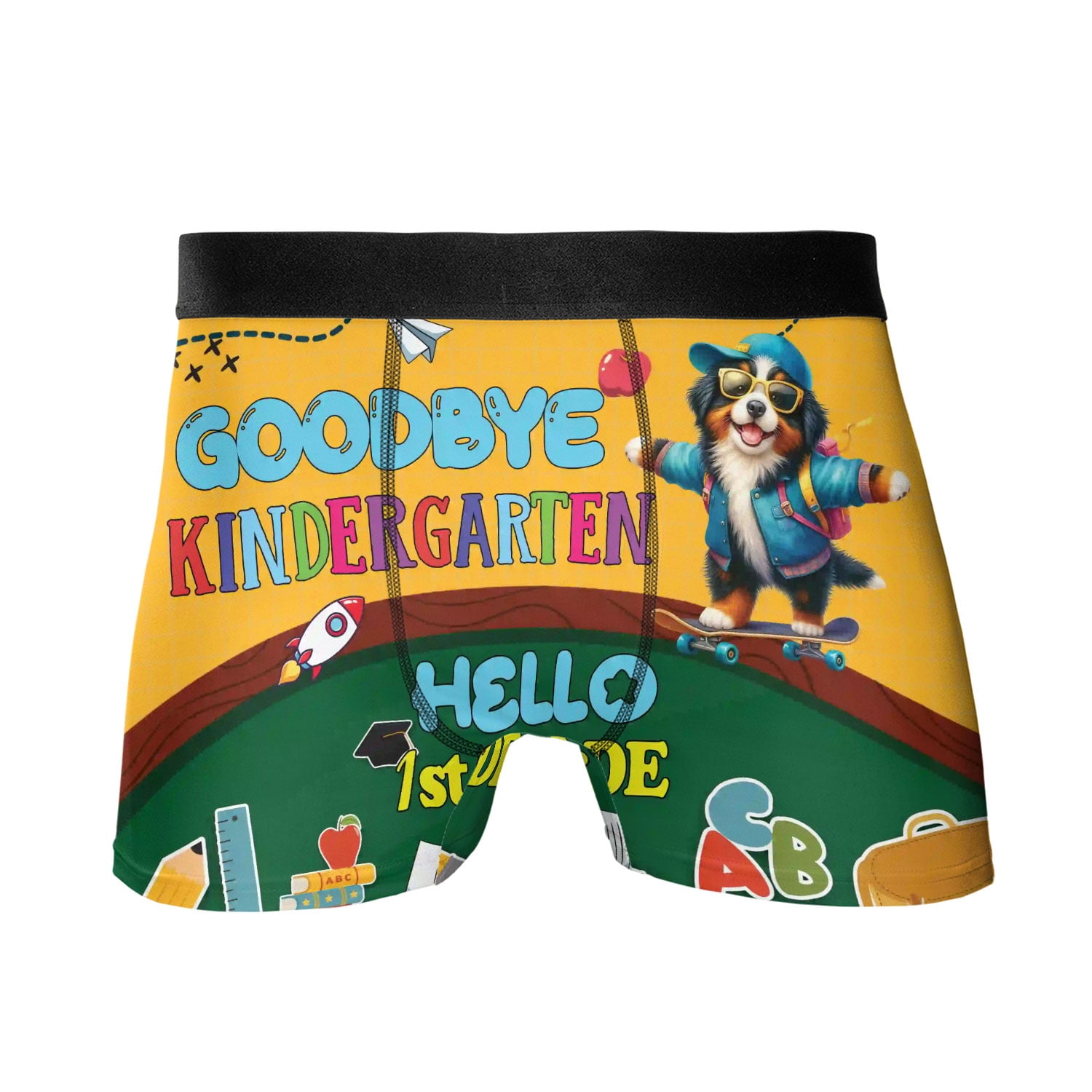 Back to School Bernese Mountain Dog Goodbye Kindergarten Hello 1st ...
