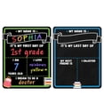 Back to School Chalkboard Sign, Small Blackboard for Classroom Decor ...