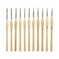 thumbnail image 1 of Back to School Chmadoxn Paint Brushes Set,11 pcs Nylon Hair Brushes for Acrylic Oil Watercolor Artist Professional Painting Kits on Clearance, 1 of 9