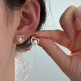 Back to School Clearance 2packs EarringsHeart Earrings Female Heart